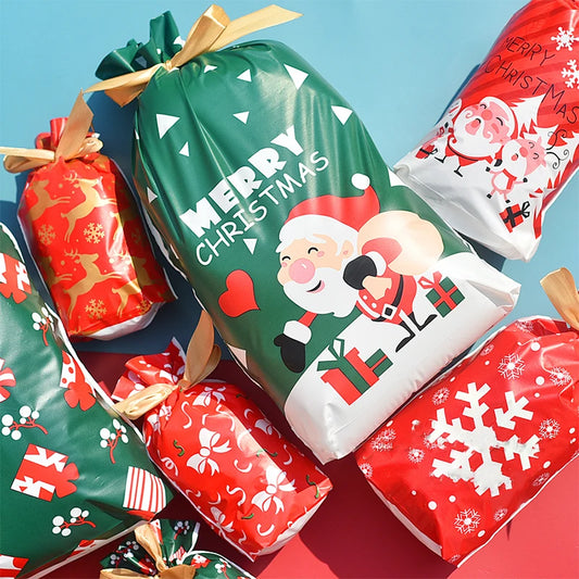 Festive Santa Gift Bags