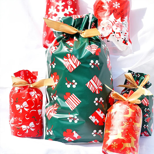 Festive Santa Gift Bags